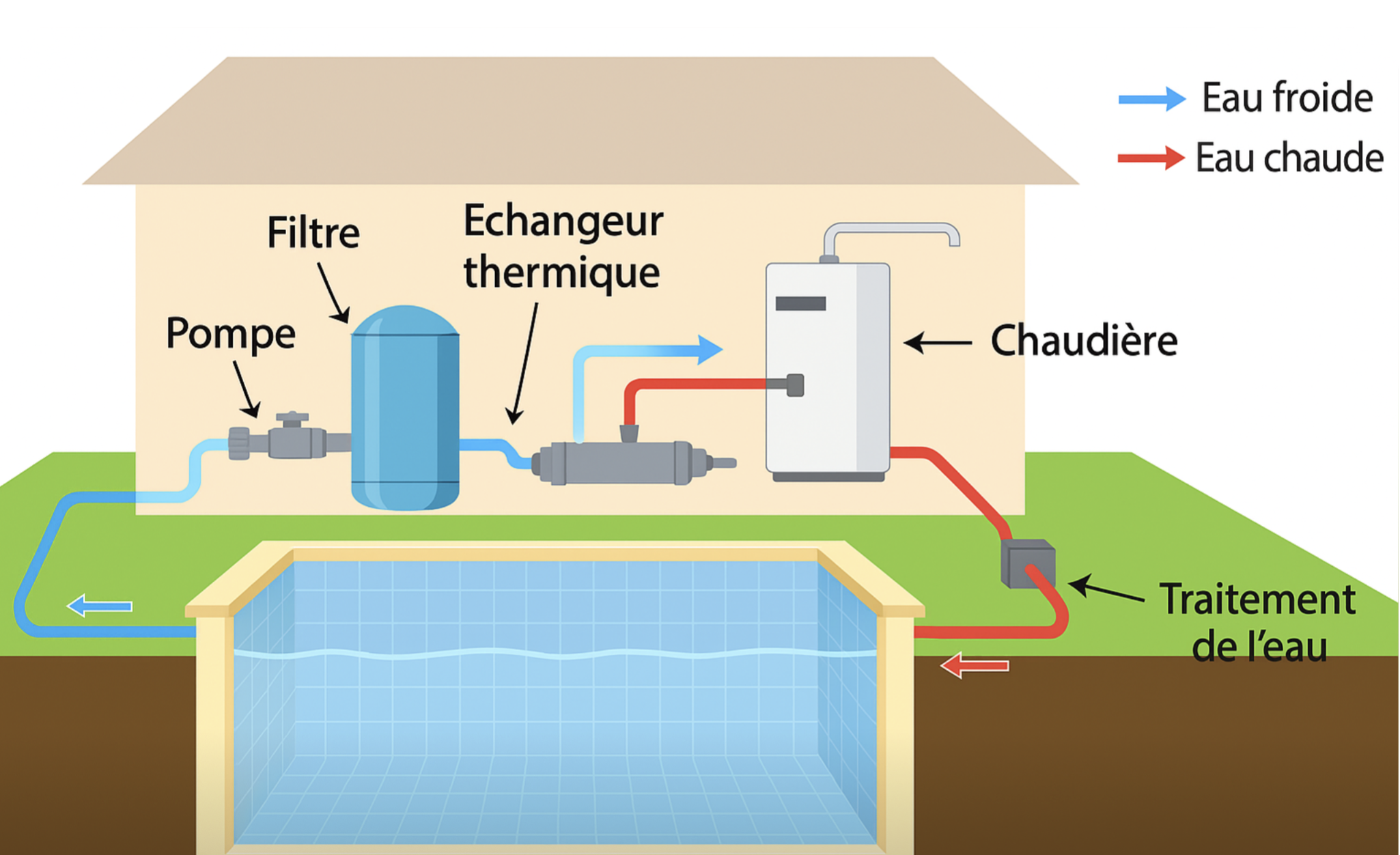échangeur piscine